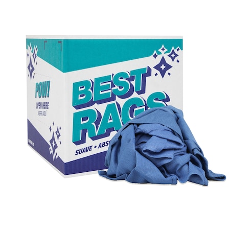 Monarch Brands Huck Towel Wipers, Blue - 5lb Box N-C67-5